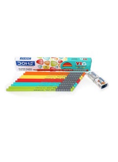DOMS Doms super dark HB/2 graphite pencils 12pc/pkt  - Image 1