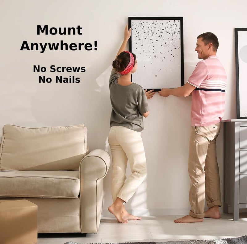 Insanity Tape Insanity Heavy Duty Double Sided Mounting Tape Reusable Traceless Nano Gel Adhesive - Hang Pictures, Posters, Doorbell Cameras - Weatherproof - Hold Carpets, Mats & Rugs - Safe for Hardwood Floors - Image 4