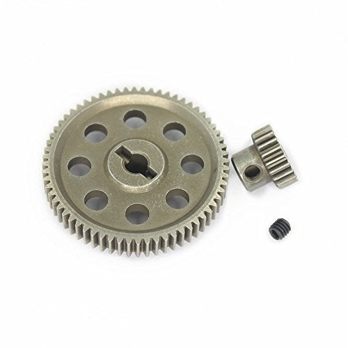 Hobbypark 11184 Steel Diff Differential Main Metal Spur Gear 64T 11119 Motor Gear 17T RC Replacement Parts for Redcat HSP 110 Monster Truck - Image 1