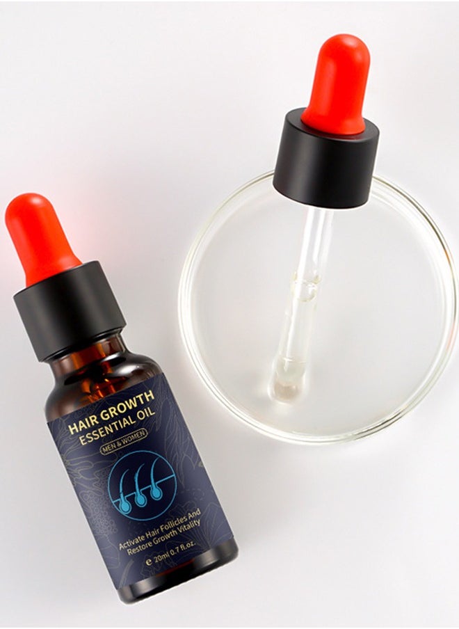 lansiyi - 20ml Hair Growth Essential Oil 5% Minoxidil and Biotin with Natural Herbal Extract for Women Men Hair Regrowth Hair Loss Hair Thinning Treatment - Image 1