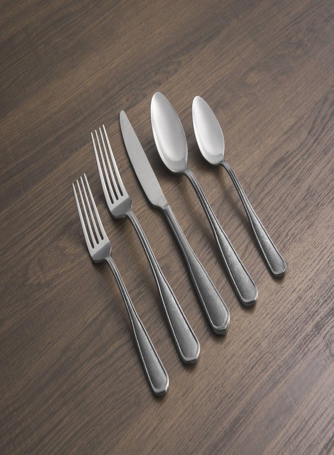 Cambridge 287820OPC12 Hailee Tumbled 20-Piece Flatware Set - Image 2