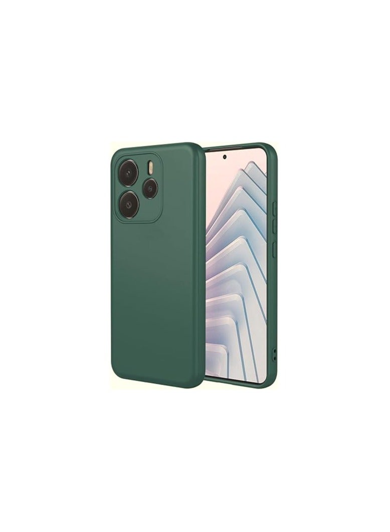 جراب حماية من غوريلا شوب لهاتف Redmi Note 14 (إصدار 4G) (6.7 بوصة) مصنوع من السيليكون السائل TPU ومضاد للصدمات ومضاد للخدش جراب سيليكون ناعم للغاية رفيع للغاية (زيتي)