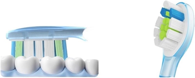 رؤوس فرشاش أسنان قابلة للتغيير، متوافقة مع رؤوس الفرشاش الكهربائية من Philip Sonicare طرازات 1100، 2100، 4100، 5100، 5300، 6100، 7500 (8A1) - Image 5