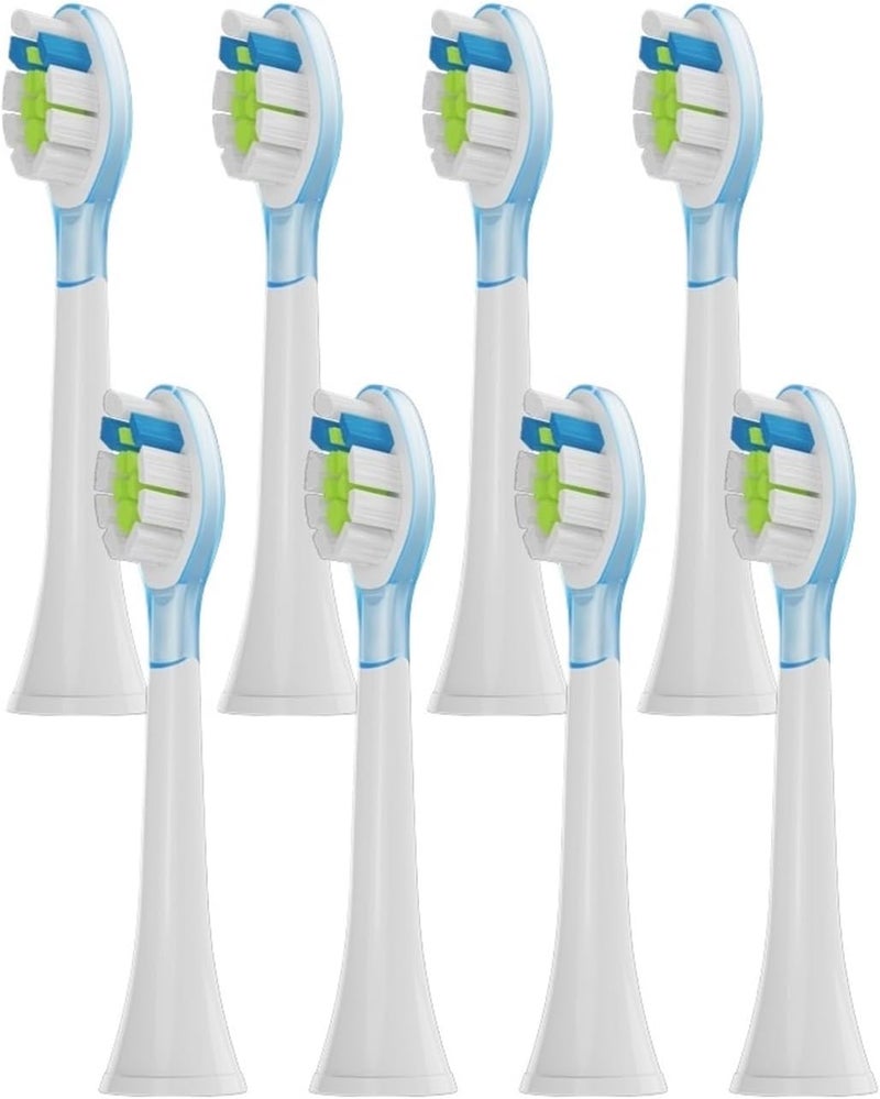 رؤوس فرشاش أسنان قابلة للتغيير، متوافقة مع رؤوس الفرشاش الكهربائية من Philip Sonicare طرازات 1100، 2100، 4100، 5100، 5300، 6100، 7500 (8A1) - Image 1