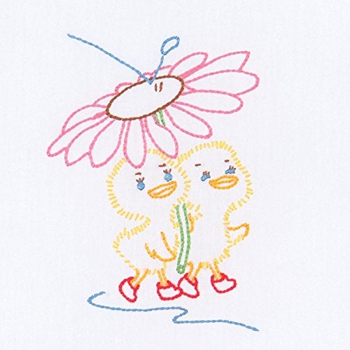 Jack Dempsey Needle Art Duckies 9" Quilt Blocks - Image 1