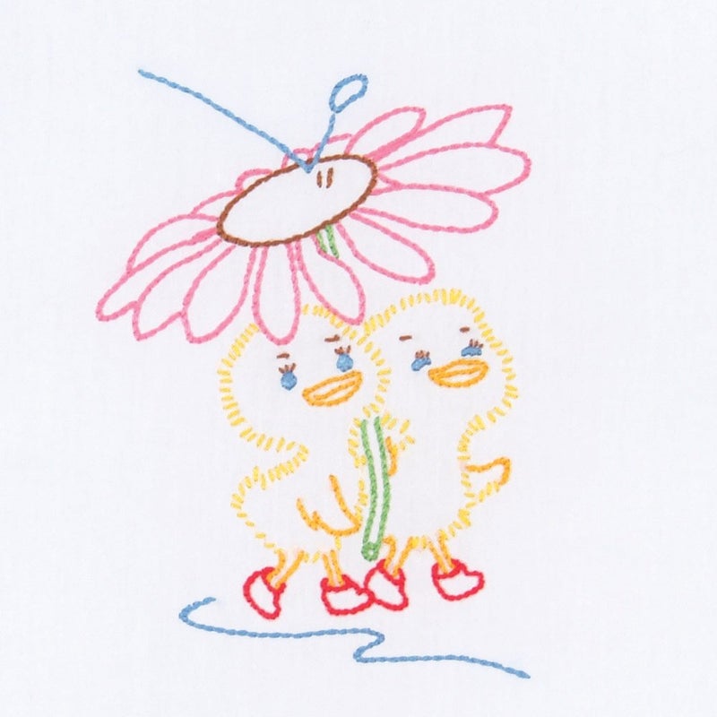 Jack Dempsey Needle Art Duckies 9" Quilt Blocks - Image 5