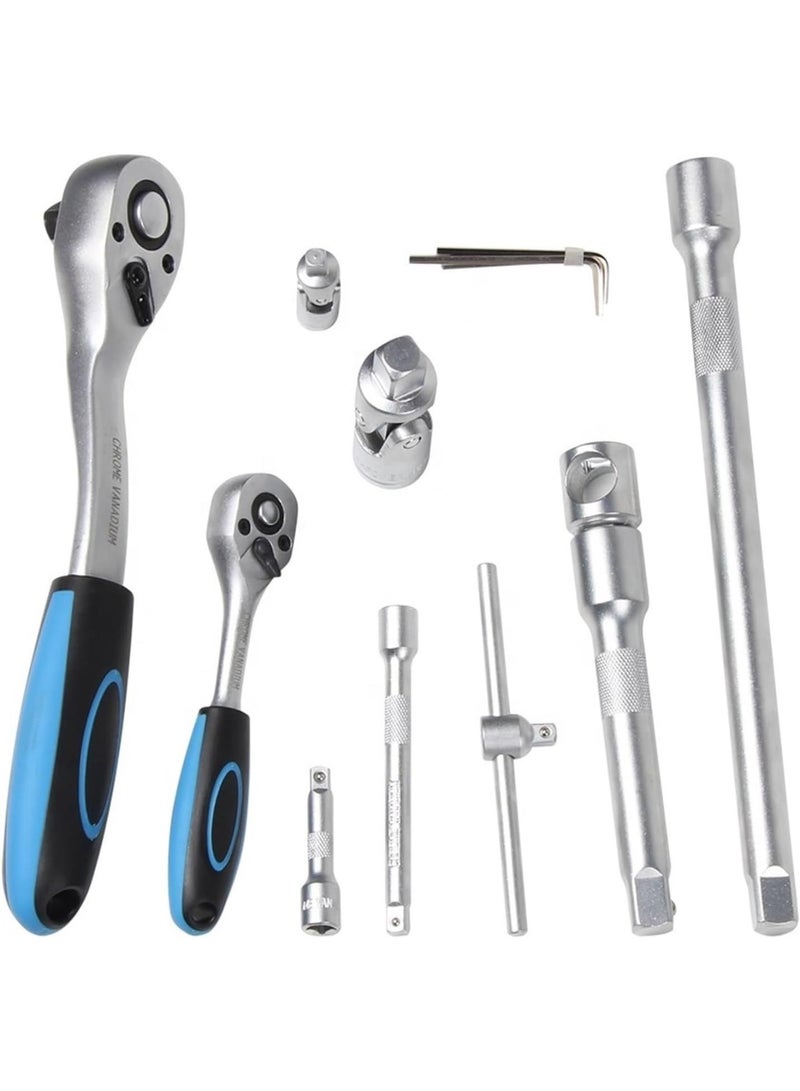 GGOOT Torque Wrench Other Vehicle Tools Ratchet Wrench Spanner Auto Car Repair Universal Hardware Hand Tools Drive Socket Set Easy Adjustment - Image 4