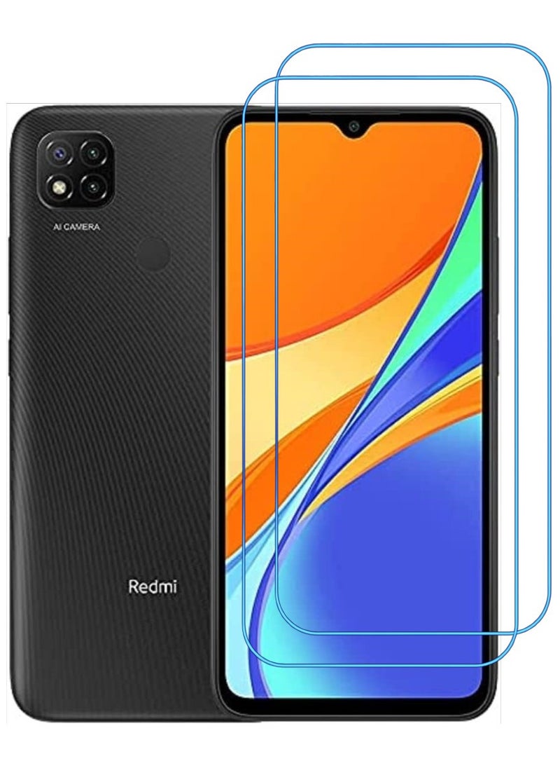 ACLIX 2 Pieces Antistatic ESD Dustproof Premium Quality High Definition Clear Tempered Glass Screen Protector Designed For Xiaomi Redmi 9C - Image 1