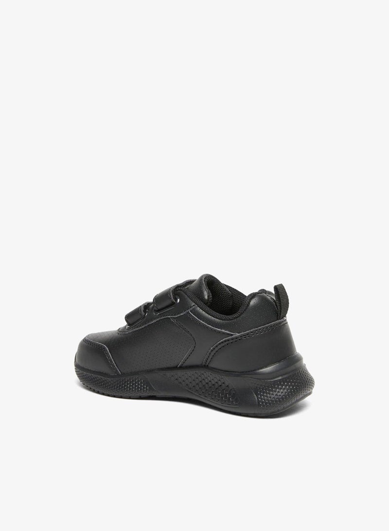 LBL by Shoexpress Kids Solid School Shoes With Hook And Loop Closure - Image 3