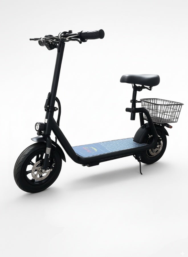 NIYAZI Electric Scooter for Adults 48V with 13Ah Battery, 500W Motor, Basket & Comfortable Seat - Image 3
