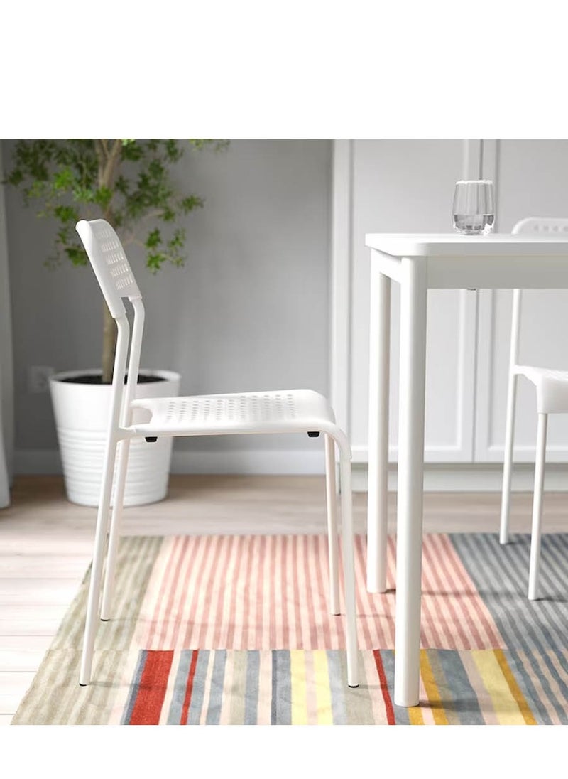 co arma - 2 white multi-use chairs, 77x45x39cm, without table - Image 1