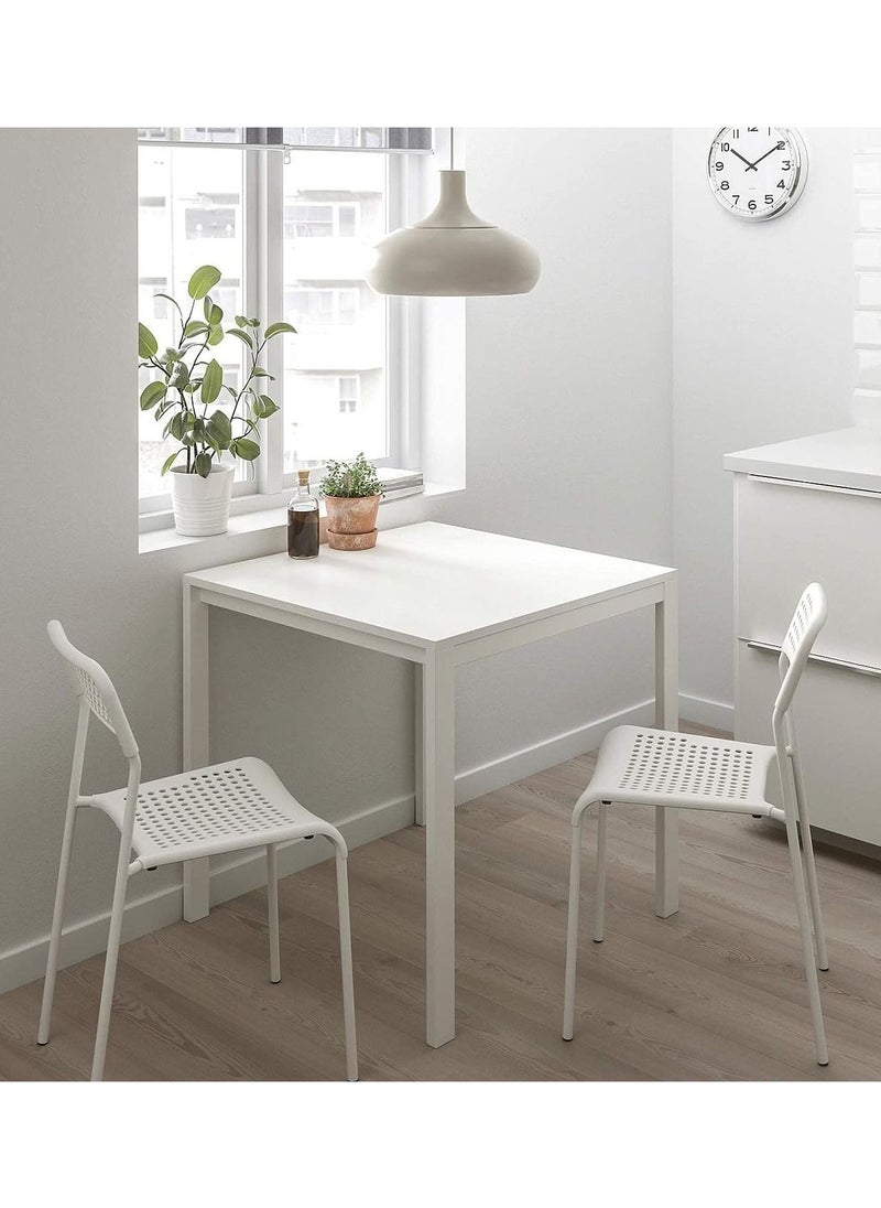 co arma - 2 white multi-use chairs, 77x45x39cm, without table - Image 1