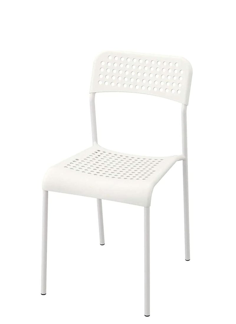 co arma - 2 white multi-use chairs, 77x45x39cm, without table - Image 1