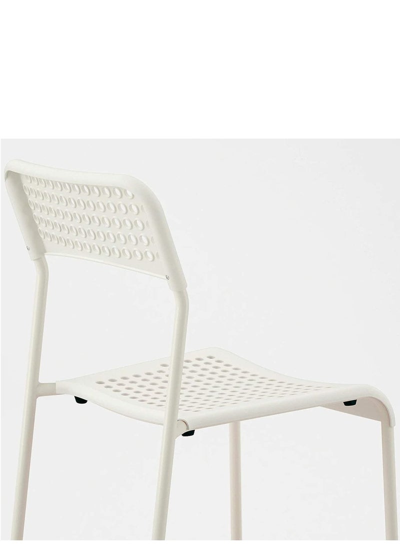 co arma - 2 white multi-use chairs, 77x45x39cm, without table - Image 1