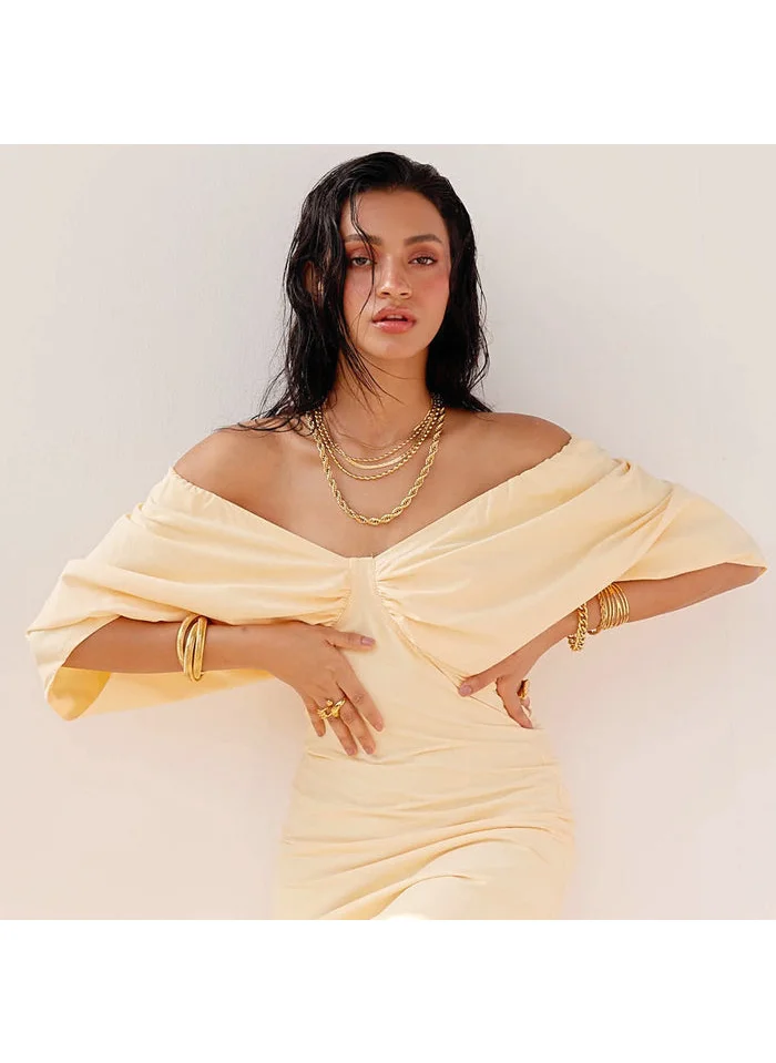 noya 18K Gold Plated Meghan Interlock Necklace