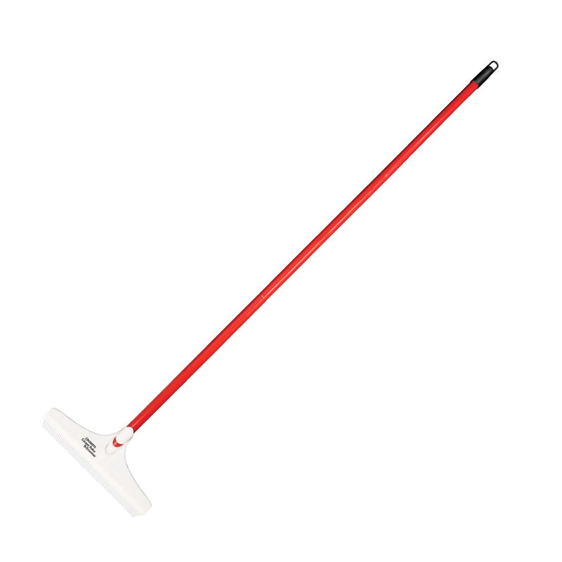 ROBERTS 12" Carpet Rake and Groomer with 51" Handle - Image 1