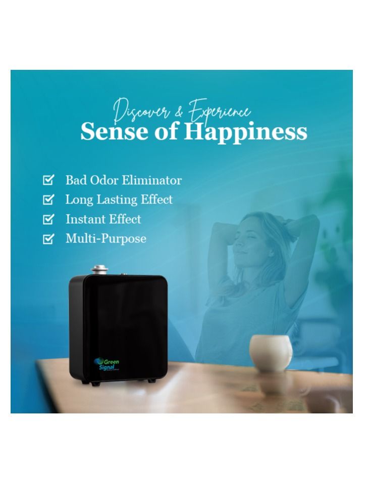 جرين سيجنال جهاز تعطير للمساحات الكبيرة - يعمل بالبلوتوث – نشر مستمر – يدعم HVAC – تحكم عبر تطبيق الجوال – للزيوت العطرية والزيوت الأساسية - Image 5