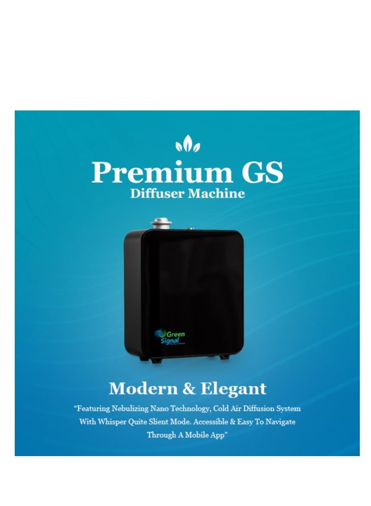 جرين سيجنال جهاز تعطير للمساحات الكبيرة - يعمل بالبلوتوث – نشر مستمر – يدعم HVAC – تحكم عبر تطبيق الجوال – للزيوت العطرية والزيوت الأساسية - Image 3