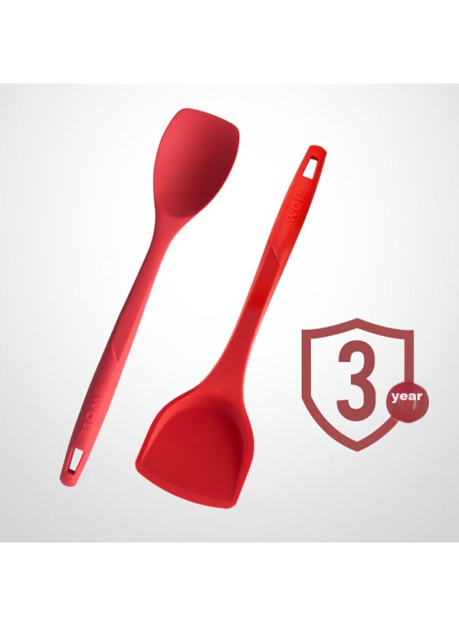Woll Kitchen Silicone Accessories, Large And Small Spatulas, 2-piece Set - Image 4