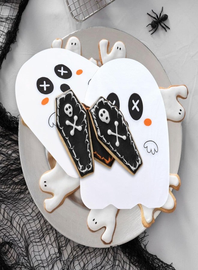 Crazy Night Halloween Napkins for Halloween Party Supplies - 50 Pack,Ghost Disposable Paper Napkins for Halloween Table Decorations Favors - Image 4