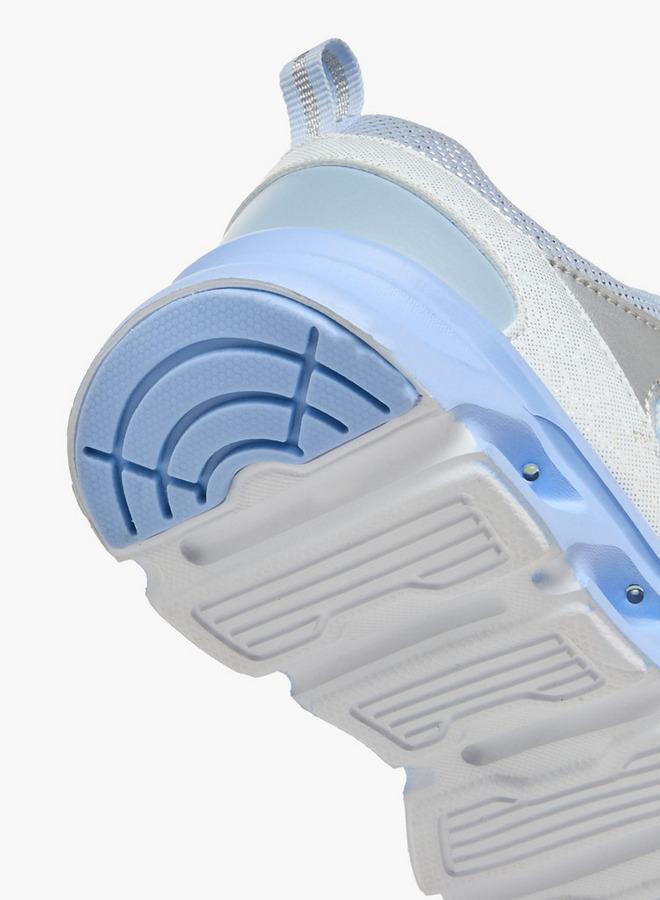 Disney Girls Frozen Print Light-Up Ankle Sneakers - Image 5