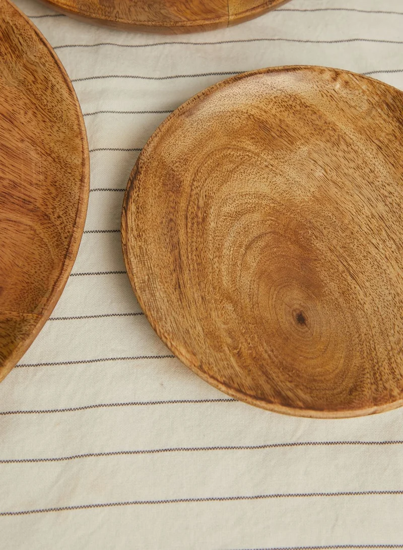 AURORA Set Of 3 Wooden Plates