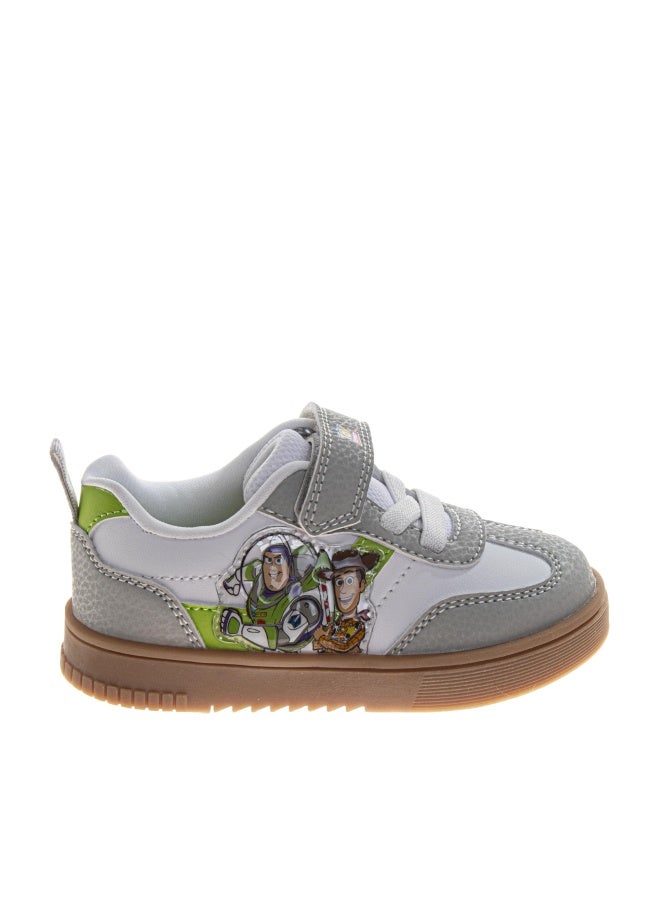 Josmo Toy Story Shoes for Boys - Shoe Classic Retro Style Sport Soccer Sneakers - Buzz Lightyear Sheriff Woody/Green (Size 6 Toddler) - Image 1