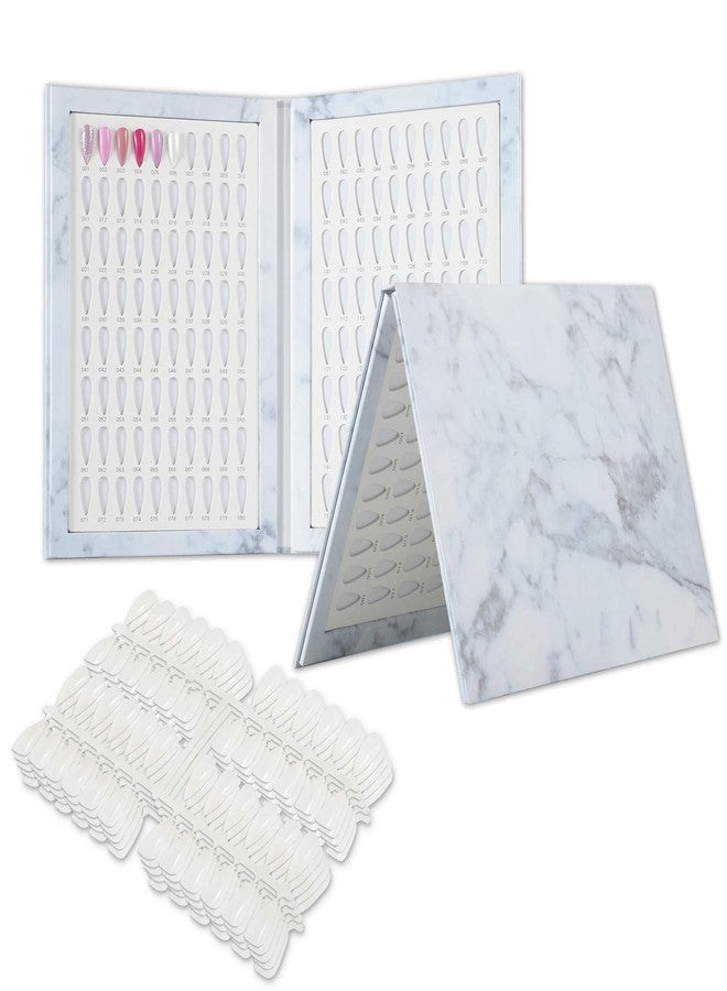 NMKL38 160 Nail Color Display Book Chart with 240 Nail Tips UV Gel Polish Color Card Board Salon Tools (A04) - Image 4
