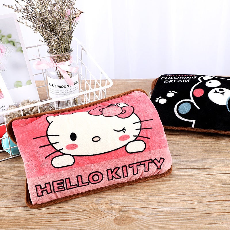 European Home Daily Water Bag Cartoon Cute Electric Warm Bag Hand Warmer Warm Water Bag Can Be Set - Image 3