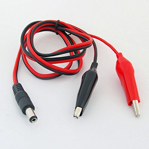 PGSA2Z™ DC Plug Barrel Jack to Alligator Clips PVC Wire - Image 3