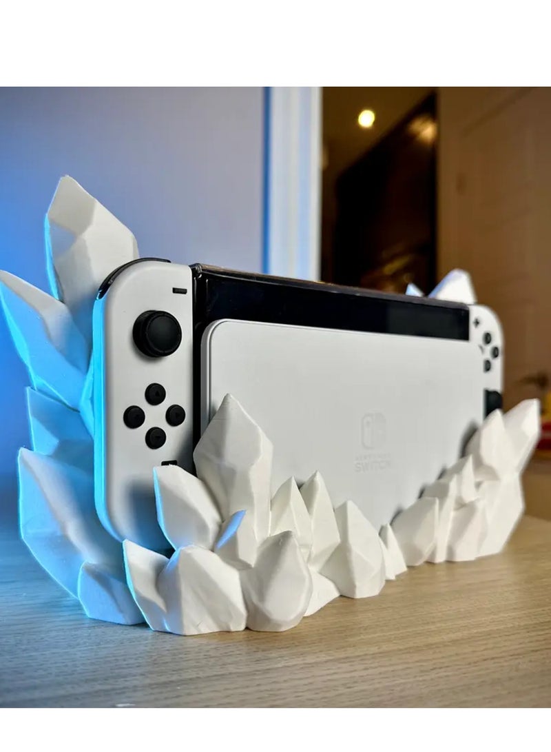 3D Brothers Elegant Crystal Display Dock for Nintendo Switch  - Image 1