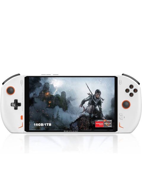 ONEXPLAYER 2 PRO Handheld Game Console Portable 8.4" Mini PC Laptop Tablet UMPC Tetachable Handle 2560 * 1600 Display Screen Win 11 AMD Ryzen 7 7840U 32GB LPDDR5 RAM/1TB NVMe M.2 SSD (White)