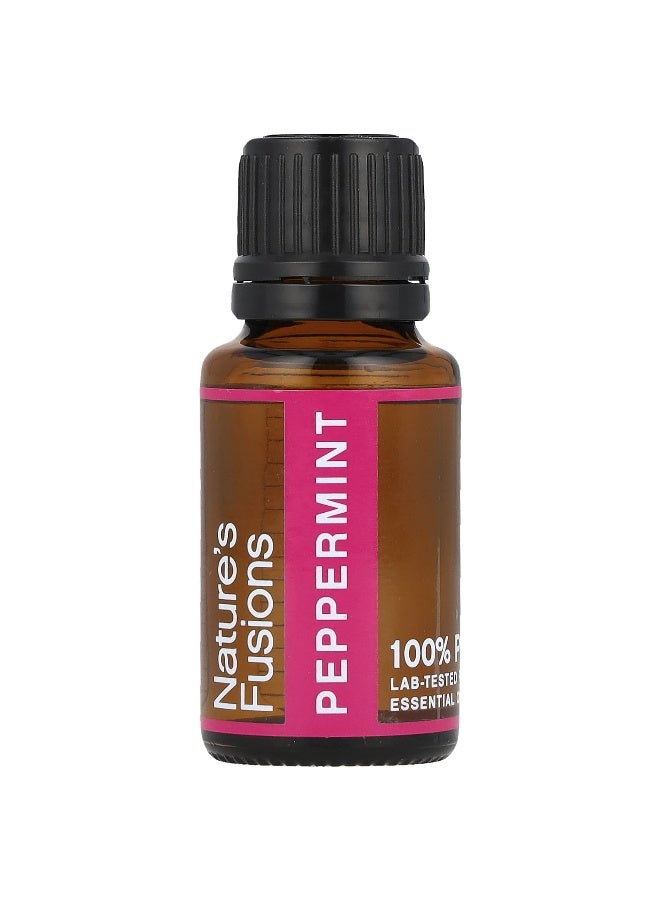 Nature'S Fusions Nature's Fusions, 100% Pure Essential Oil, Peppermint , 15 ml  - Image 1