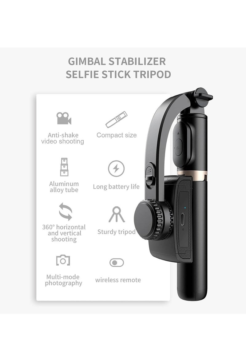 Raxoom selfie stick tripod Extendable Wireless BT Selfie Stick Handheld Gimbal Stabilizer Tripod with Detachable Remote Control for Selfie Full Body Shot Vlog Group Photo (ELT-069) - Image 2