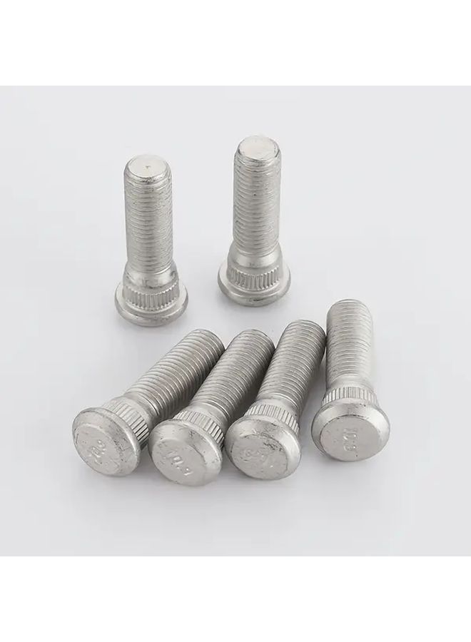 5 قطع M12x1.5 مسامير عجلات فولاذية بطول 49 مم بديلة للسيارات والشاحنات - Image 1