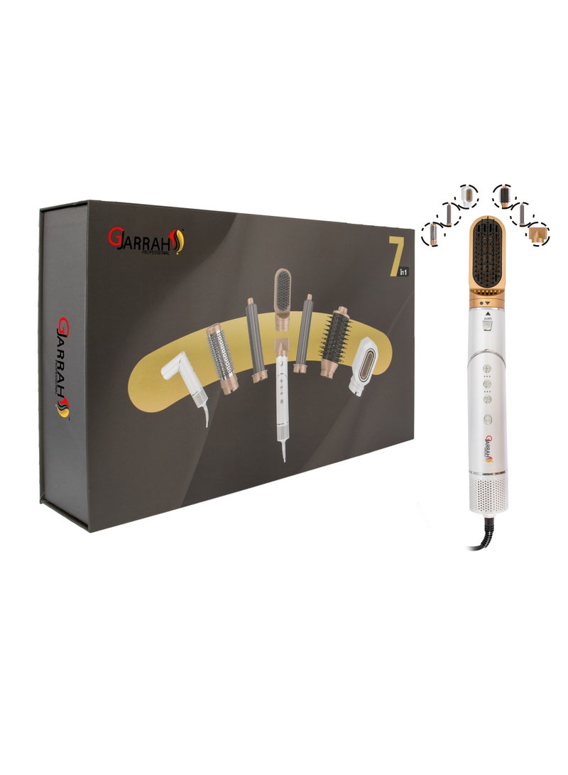 Gjarrah Multi-Use Hair Dryer with 7 Attachments and 90 Degree Foldable Handle  - Image 2