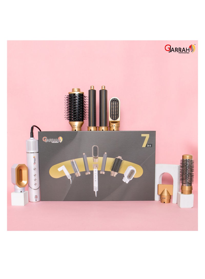 Gjarrah Multi-Use Hair Dryer with 7 Attachments and 90 Degree Foldable Handle  - Image 5