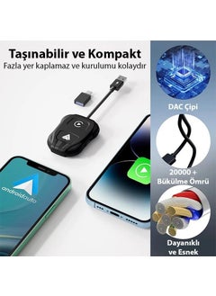 Polham Wireless Carplay Adapter Converter Compatible with Apple iPhone and Android, Ultra Fast Carplay Converter  - Image 5
