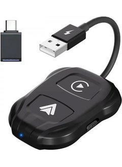 Polham Wireless Carplay Adapter Converter Compatible with Apple iPhone and Android, Ultra Fast Carplay Converter  - Image 1