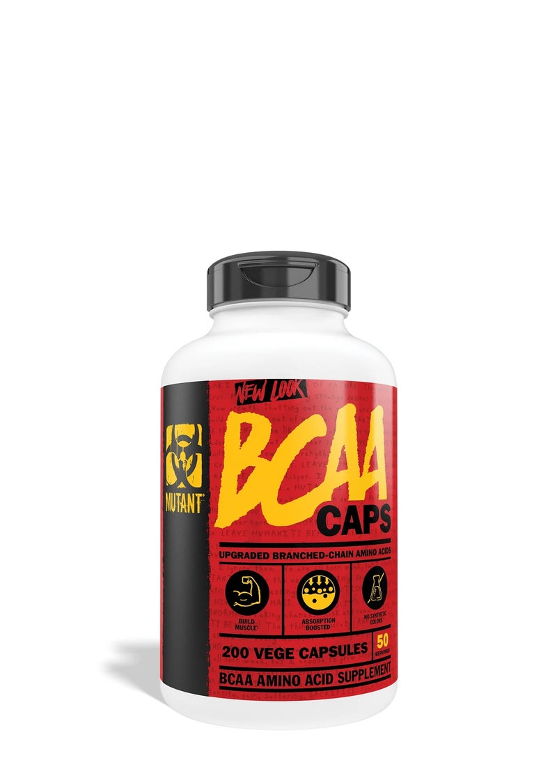 ميوتانت، بي سي ايه ايه كبسولة، أحماض أمينية، 200 كبسولة، 50 حصة - Image 1