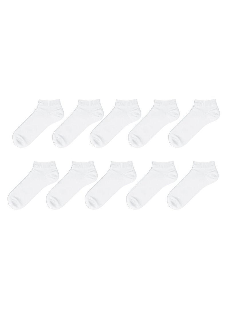 LC WAIKIKI Women's Plain Trainer Socks 10-pack - Image 2