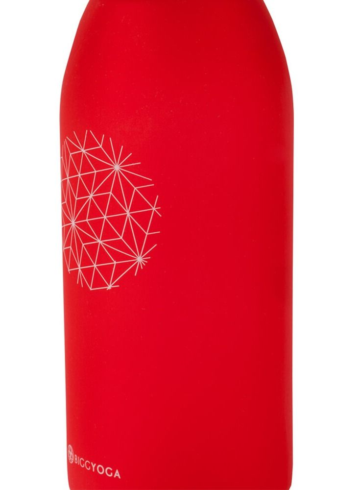 بيج ديزاين زجاجة مياه خالية من مادة BPA لون أحمر سعة 650 مل - Image 4