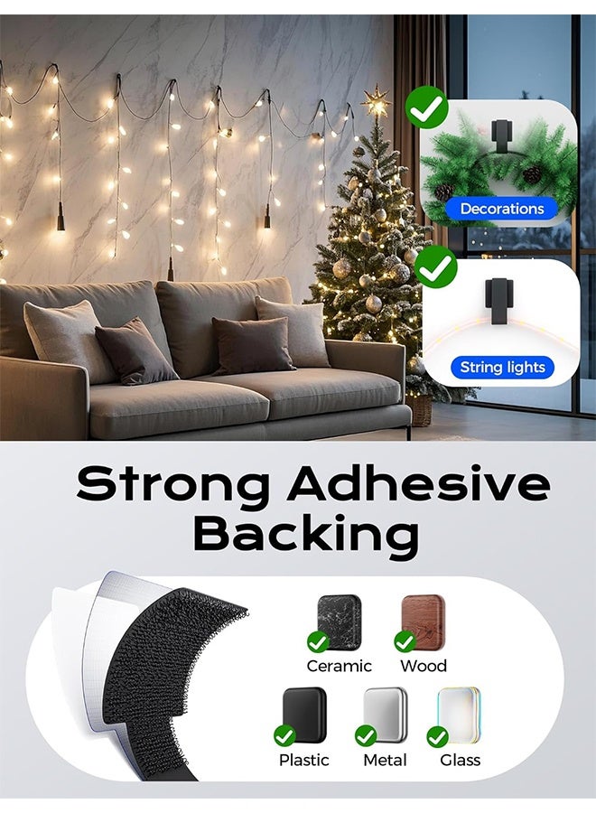 RedMapleTEK 60 Pcs Reusable Cable Ties, Self-Adhesive Hook and Loop Cable Ties, Cord Organizer for Appliances,Suitable for Office And Home Use, Cable Ties Can Easily Organize Desktop Wires and Network Cables - Image 5