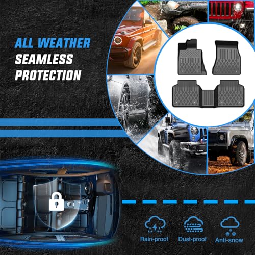 Nilight TPE Floor Mats for BMW 740i 750i M 760i xDrive (G12) 2016 2017 2018 2019 2020 2021 2022 2023 All Weather Custom Fit Heavy Duty Floor Liners - Image 5