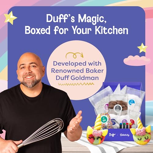 Baketivity x Duff Goldman Unicorn Cookies - Kids Baking Kit - Cooking Kits with Premeasured Ingredients, Decorating Supplies, STEM Activities - Kids Baking Sets for Girls, Boys Ages 6-12 - Image 5
