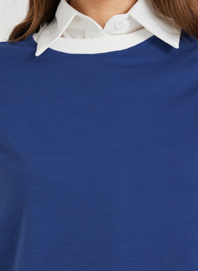 Take Two Solid Sleeveless Round Neck T-Shirt - Image 3