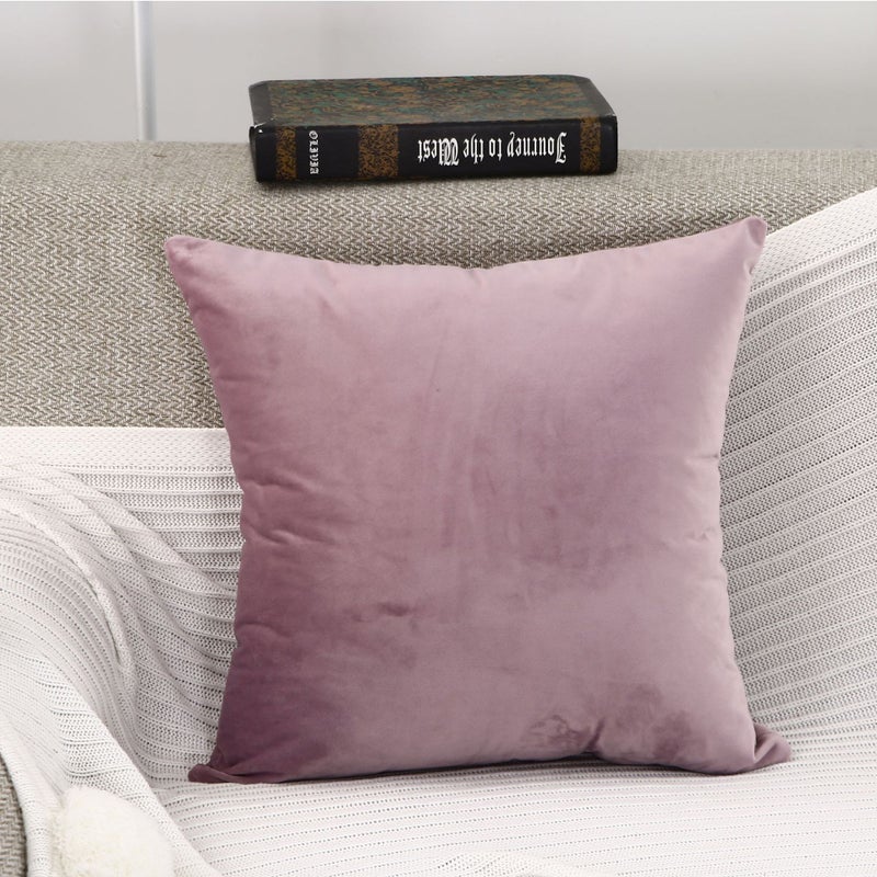 Velvet Solid Color Creative Nap Pillow Super Soft Sofa Cushion Stuffed Pillow Jacket - Image 1
