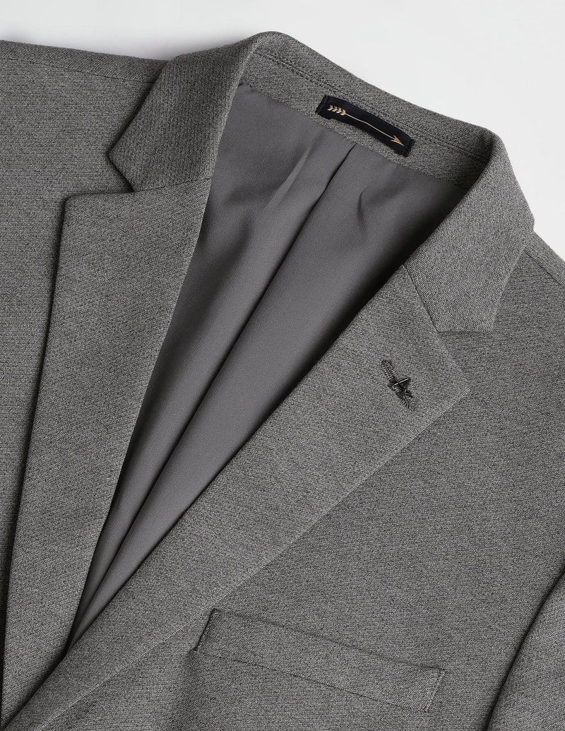 Arrow Classic Regular Fit Blazer for Men - Notch Lapel Collar, Button Closure Single Breasted Blazers - 38, Light Grey - Image 2