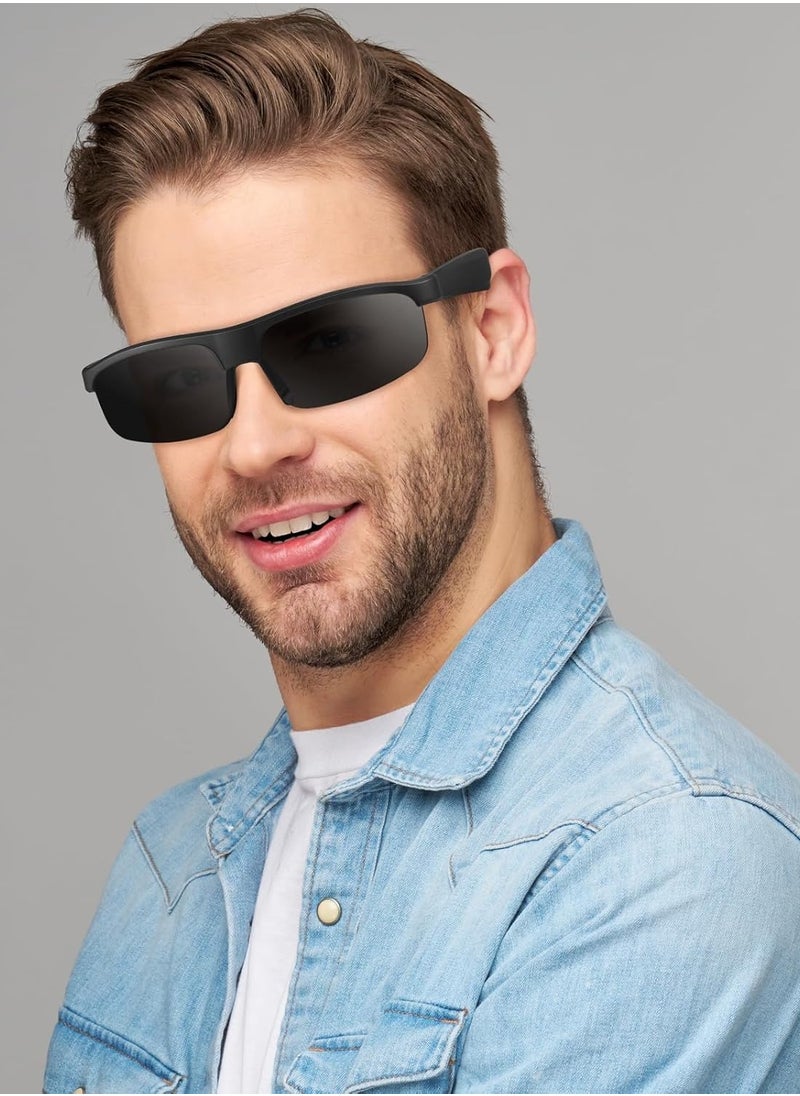 General Smart Glasses, Polarized Bluetooth Sunglasses, Built-in Mic and Speakers, Voice Assistant, UV Protection Audio Sun Glass  - Image 3