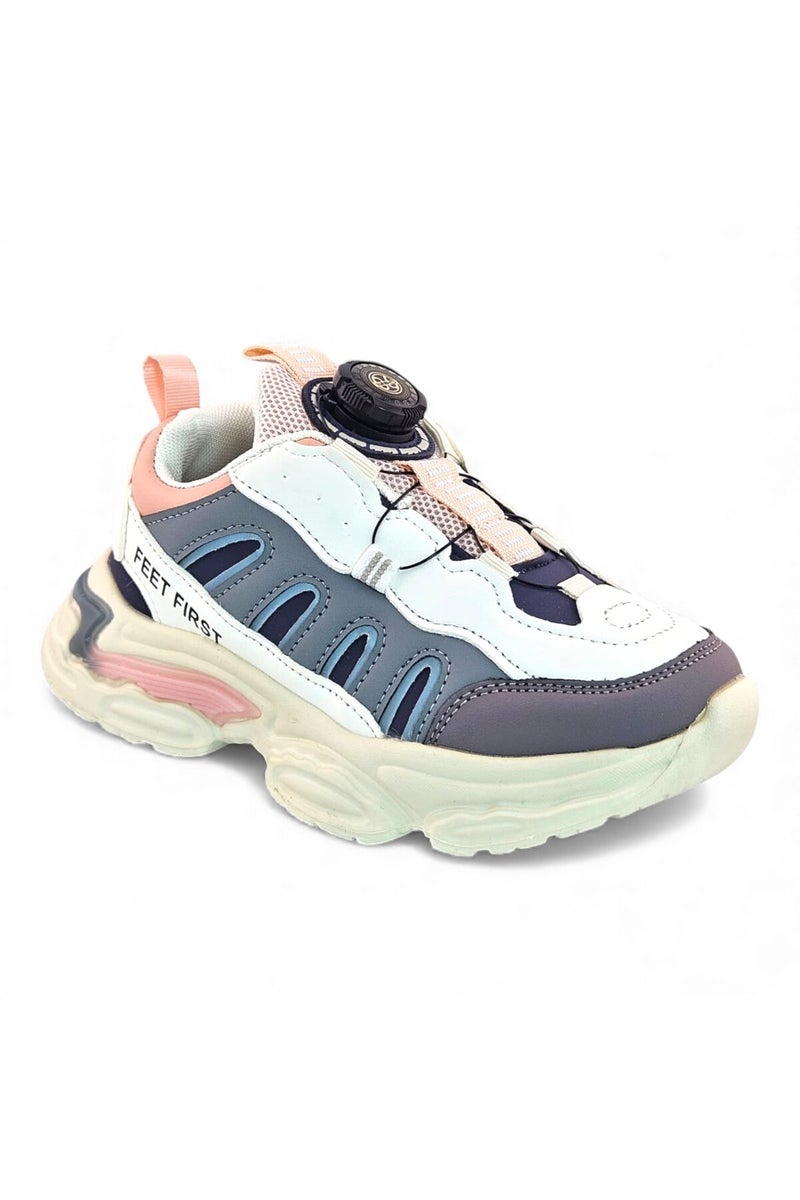Feet First Bolt Flow Kids Lightweight Sports Sneakers 86-890-36 Pink - Image 2